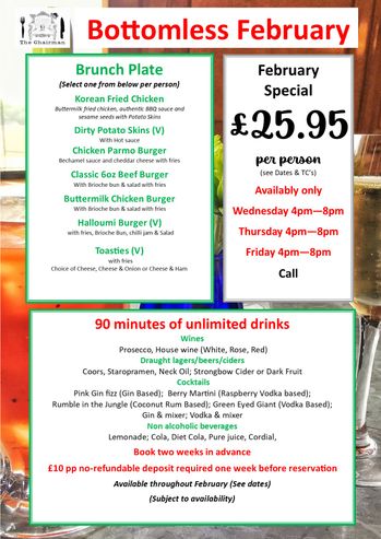 Special 25.95 Bottomless Brunch Feb 24 Page 1